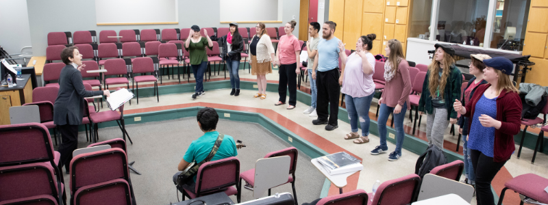 Students in a Music Classroom